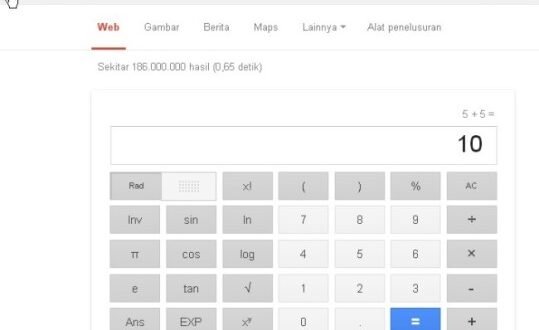 kalkulator google