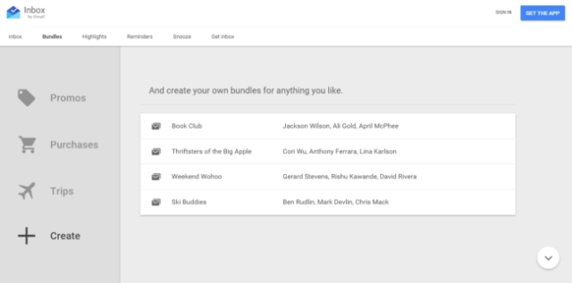 Fitur Bundles Google Inbox