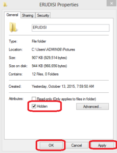 hidden Folder atau File