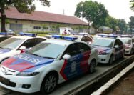 polisi lalu lintas bertugas saat lebaran