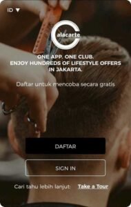 register aplikasi club alacarte